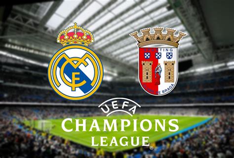 real madrid vs braga multicanais